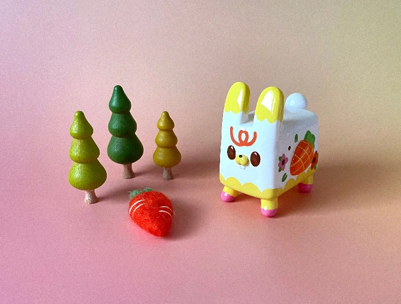 - Rabbit grass rack to prevent waste food boxBox Rabbit by Rato Kim