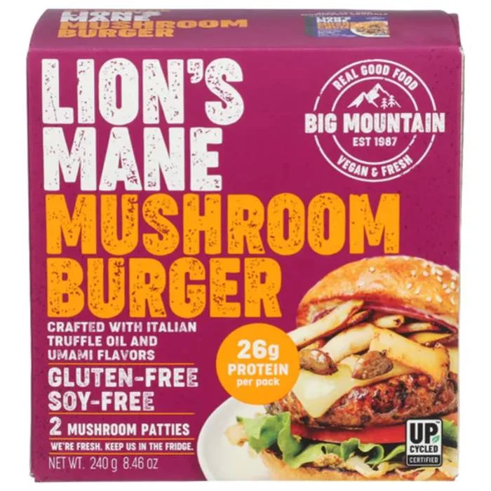 - Winter warm clothes for short-haired dogsBig Mountain Foods - Lion's Mane Mushroom Burger, 8.5oz