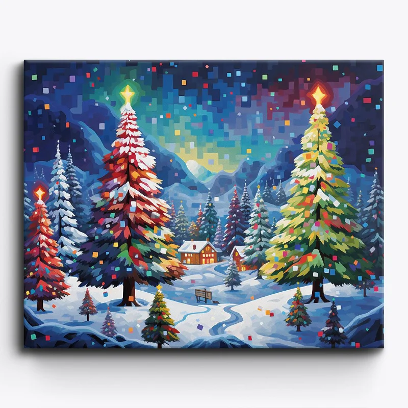 - Custom pet birthday cakeAbstract Christmas Display