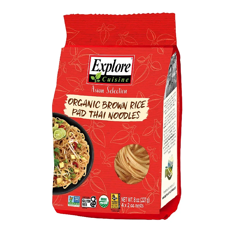 ---Explore Cuisine - Brown Rice Noodle Pad Thai, 8oz
 | Pack of 6