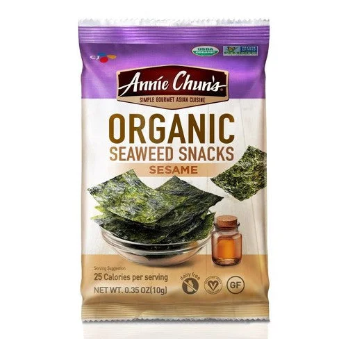- ​​Pet toys under    yuanAnnie Chun's Organic Seaweed Snacks Sesame - 0.35oz
 | Pack of 12