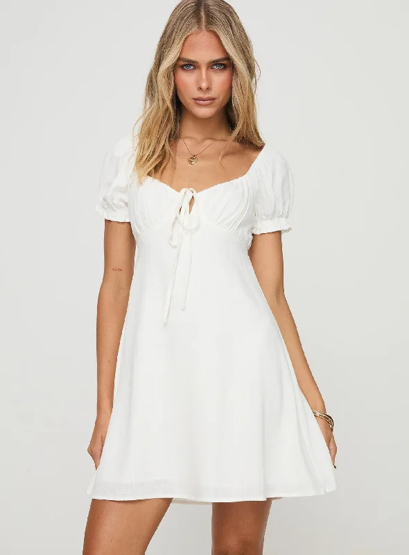 Jadia Mini Dress White