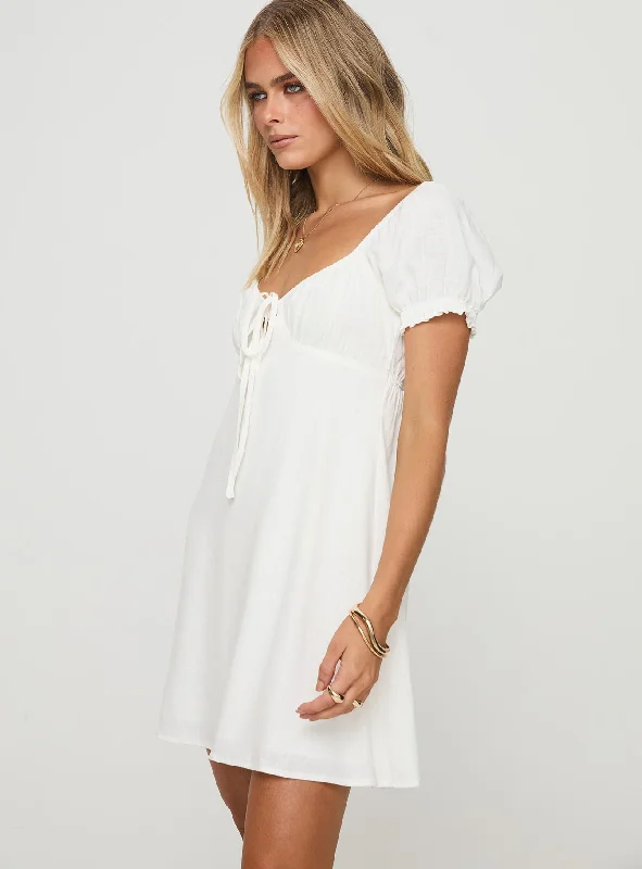 Jadia Mini Dress White