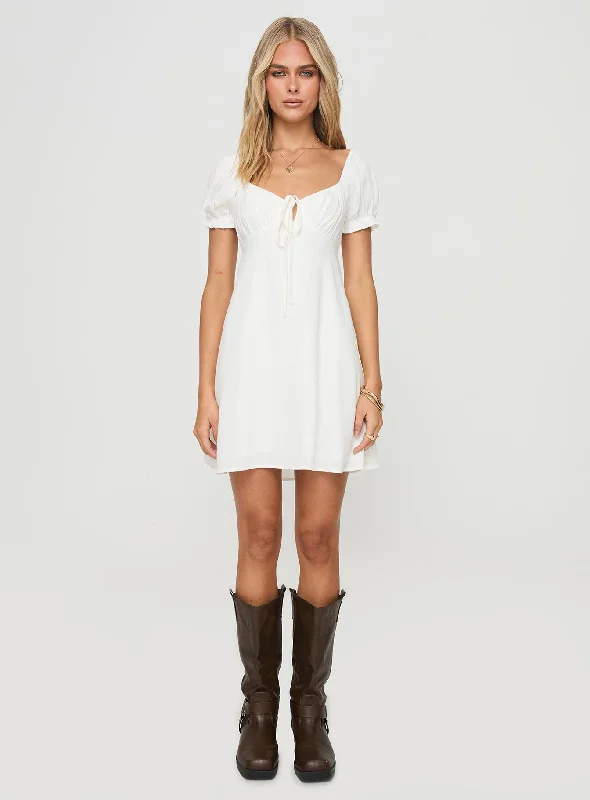 Jadia Mini Dress White