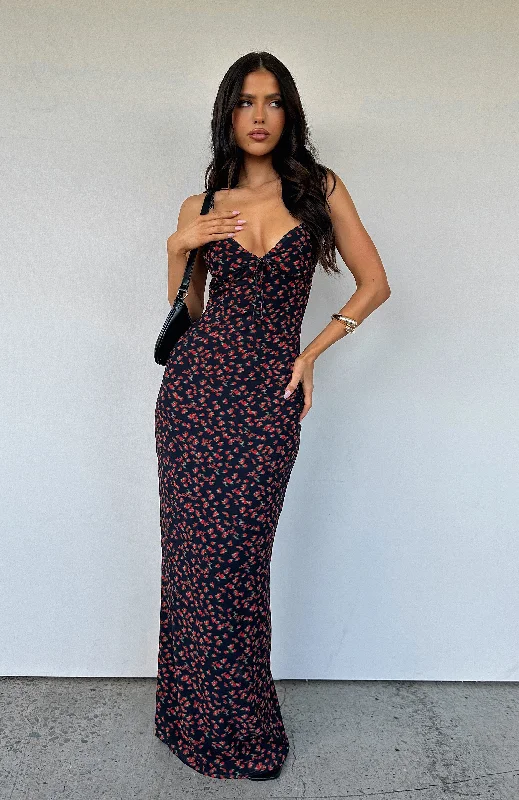 New Beginnings Maxi Dress Red Rose