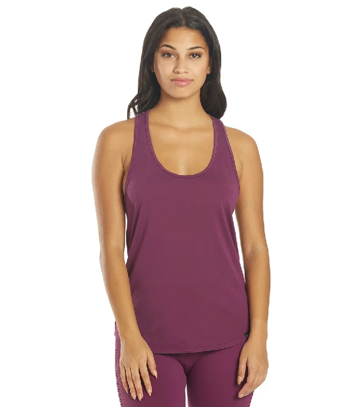 NUX Groundwork Organic Yoga Tank Purple Onyx