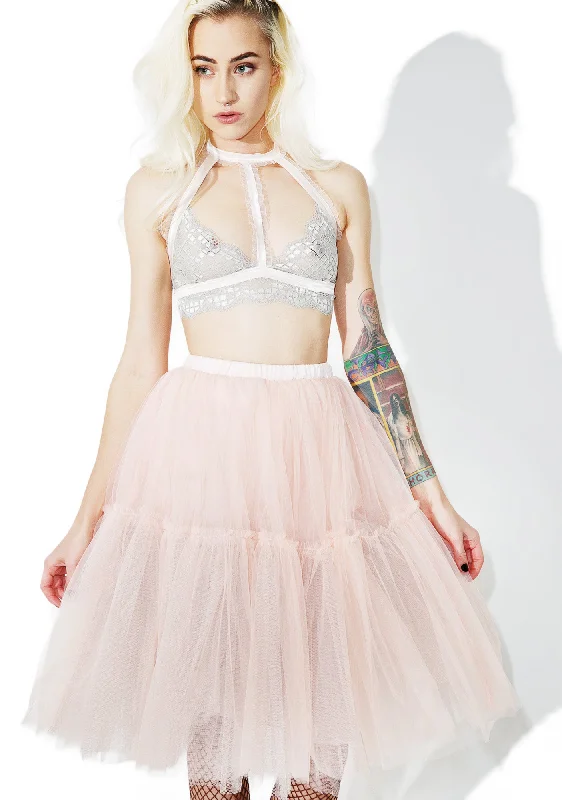 Palatial Sheer Tulle Skirt