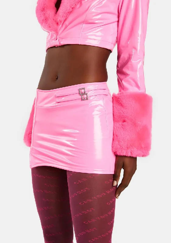 Total Blush Mini Skirt