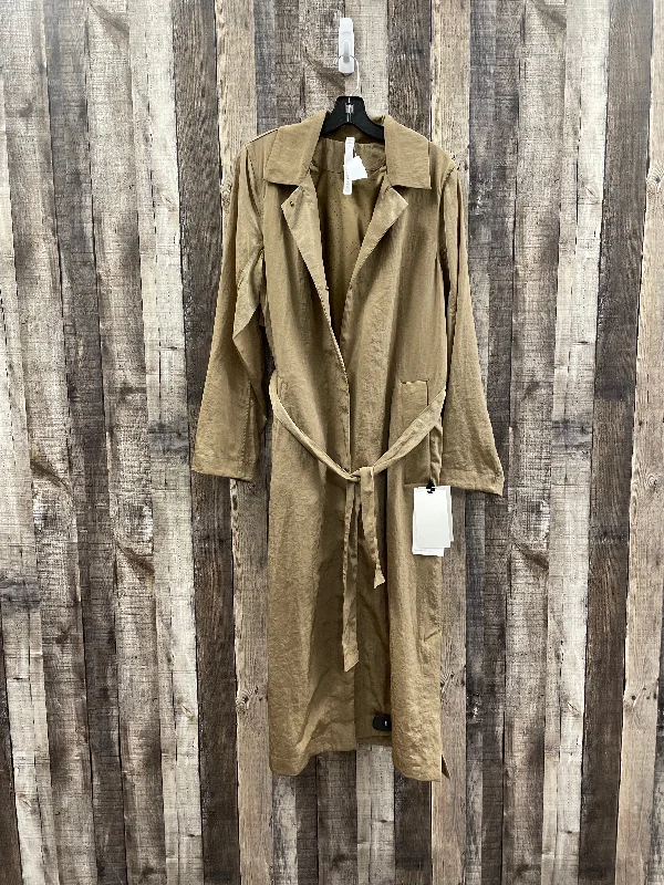 Beige Coat Trench Coat Lululemon, Size M