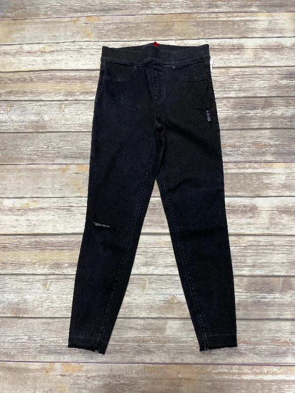 Black Denim Jeans Jeggings Spanx, Size L