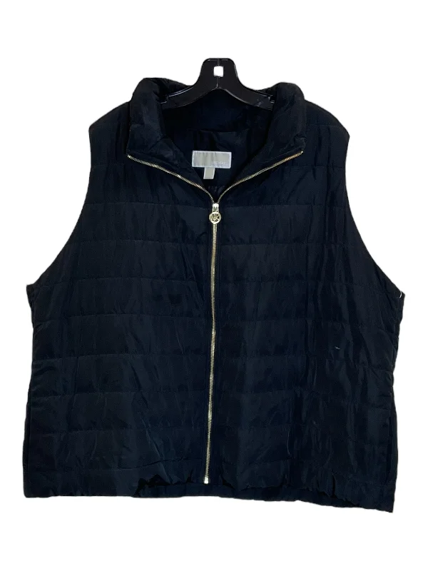 Black Vest Puffer & Quilted Michael By Michael Kors, Size 3x