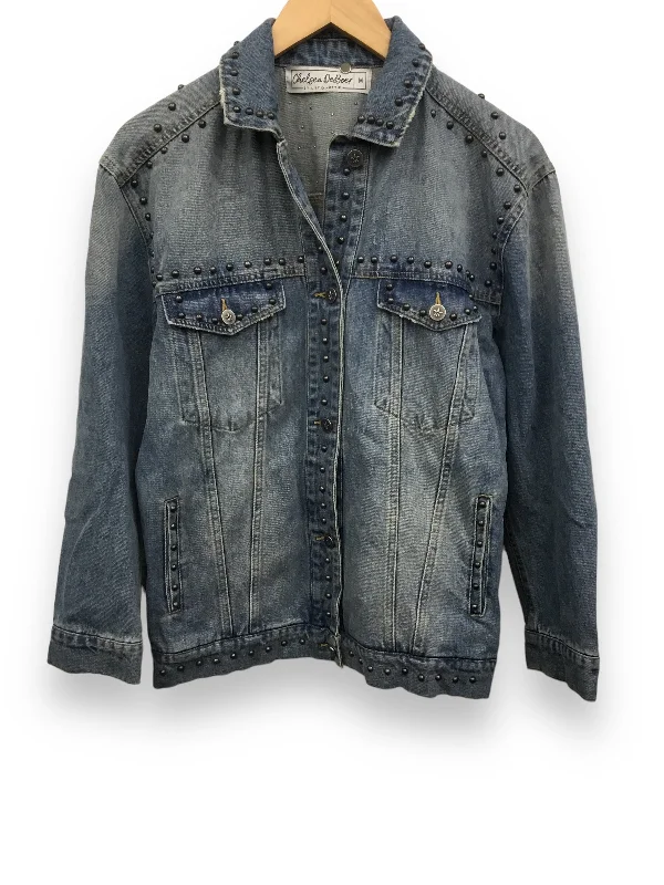 Blue Denim Jacket Denim Clothes Mentor, Size M