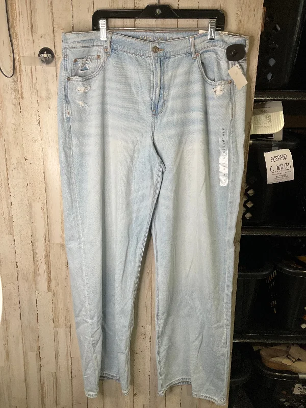 Blue Denim Jeans Boyfriend American Eagle, Size 18