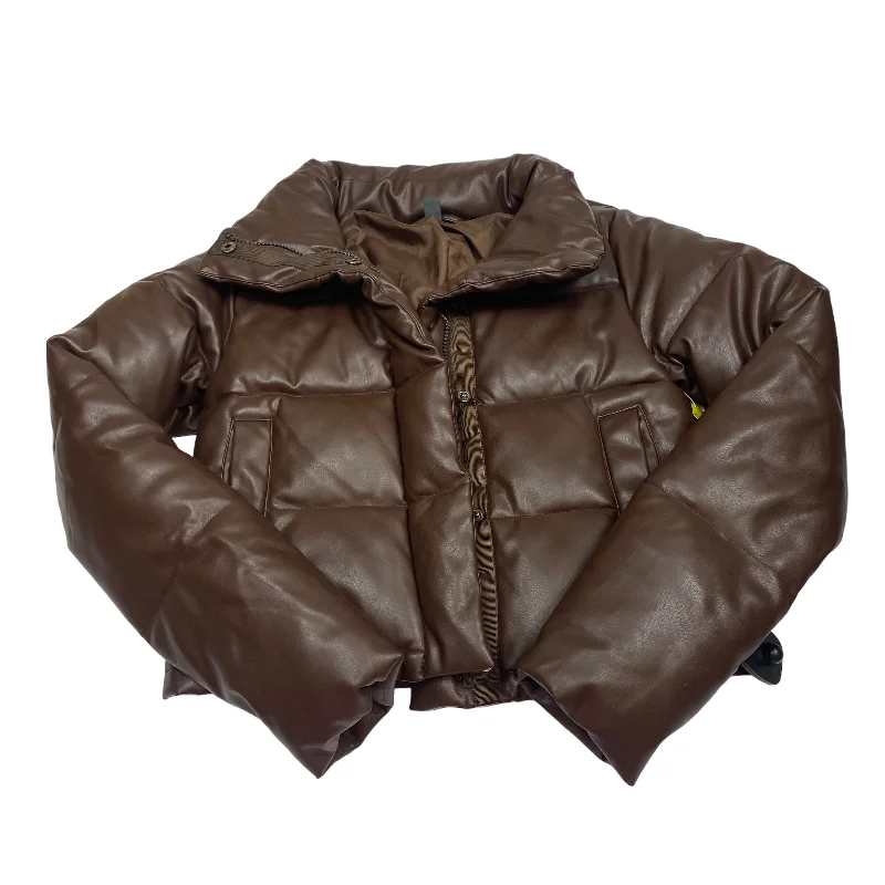 Brown Coat Puffer & Quilted Alya, Size S