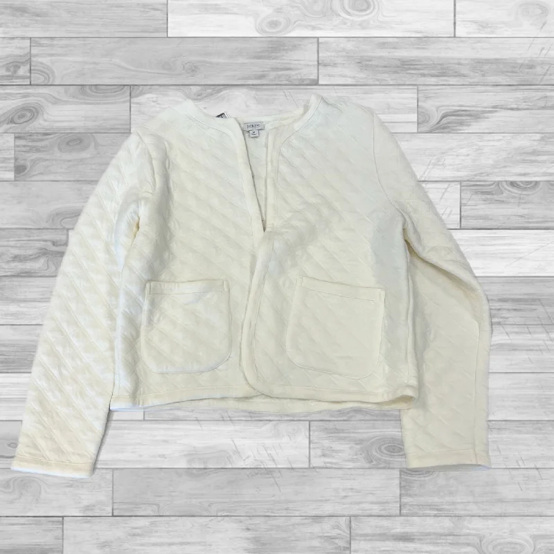 Cream Jacket Puffer & Quilted J. Crew, Size M