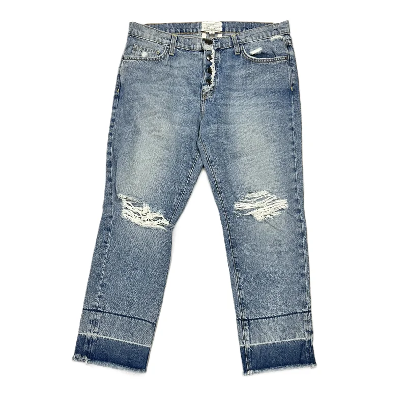 Denim Jeans Cropped By Current Elliott, Size: 6