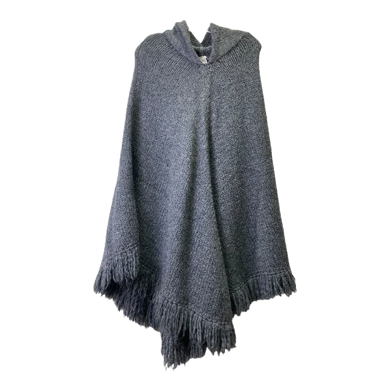 Grey Poncho By J Crew, Size: Onesize