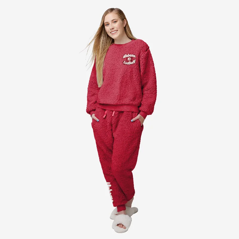 Alabama Crimson Tide Womens Sherpa Lounge Set