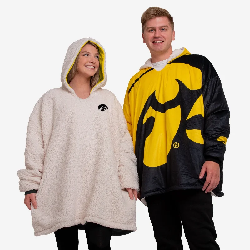 Iowa Hawkeyes Reversible Colorblock Hoodeez