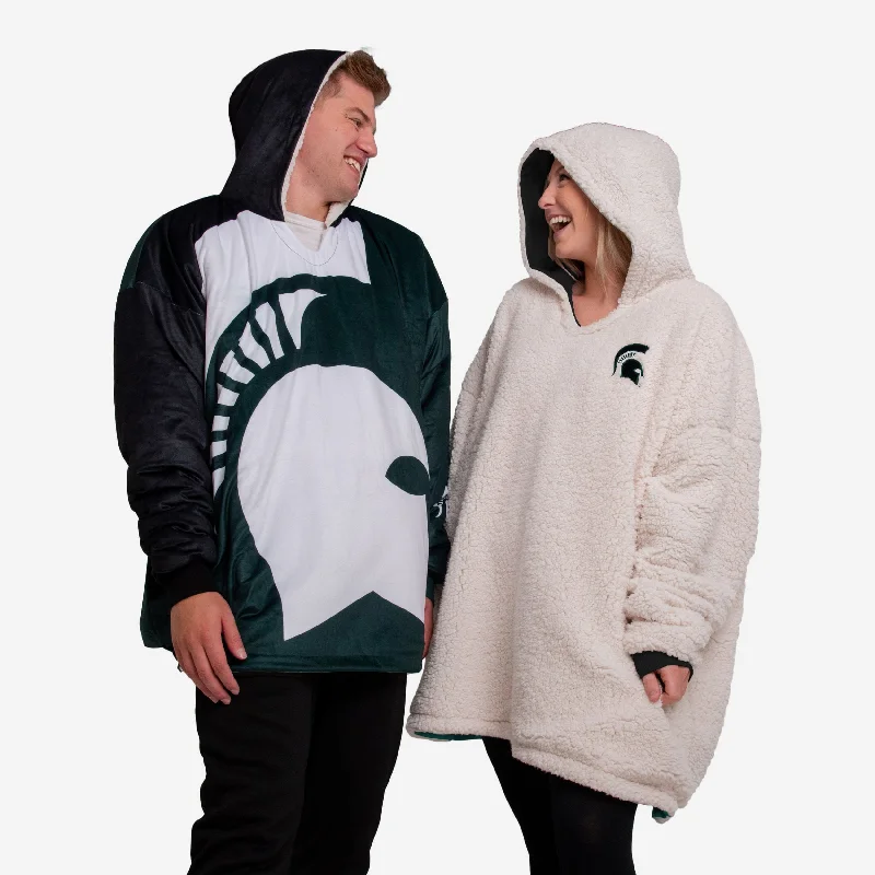 Michigan State Spartans Reversible Colorblock Hoodeez