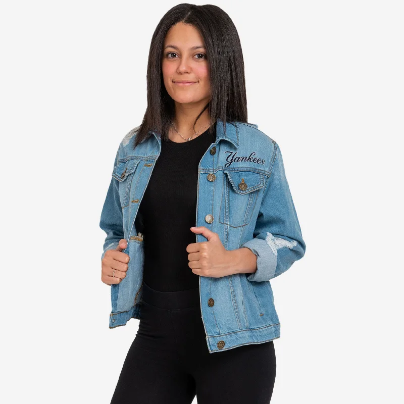 New York Yankees Womens Denim Days Jacket