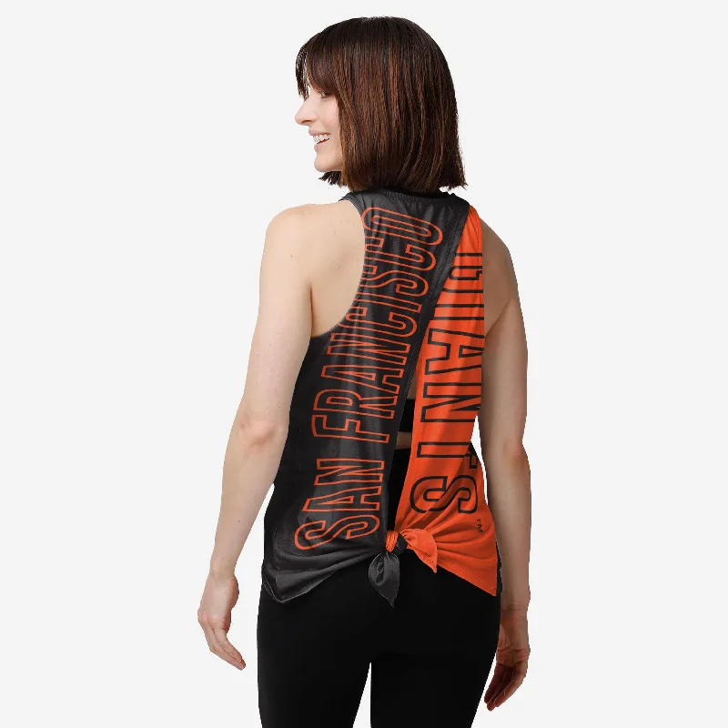 San Francisco Giants Womens Tie-Breaker Sleeveless Top