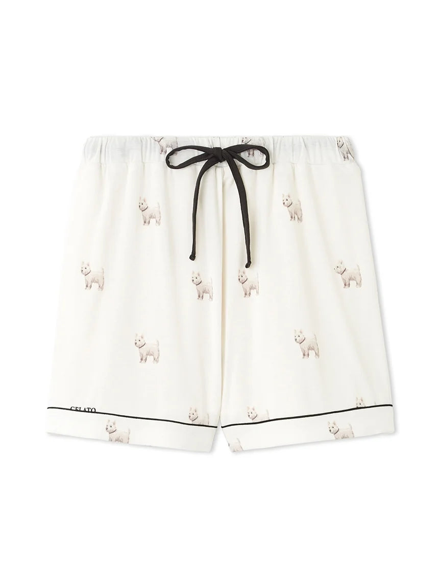 Westie Pattern Shorts