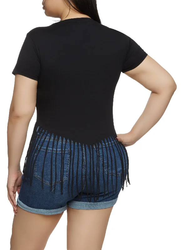 Plus Size Fringe Limited Edition Graphic Tee