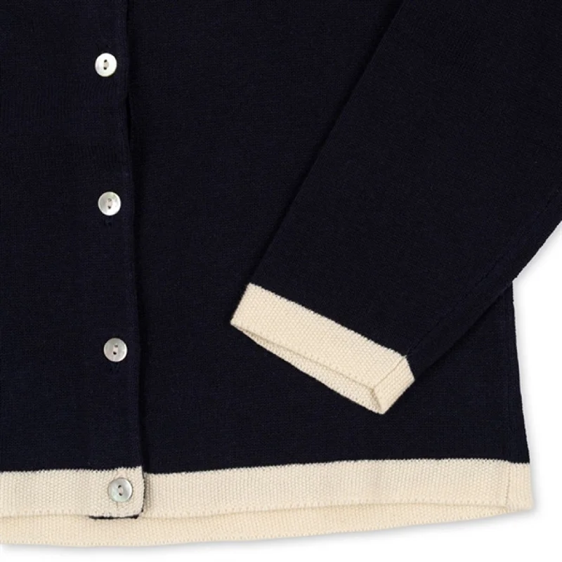 Konges Sløjd Navy Venton Knit Cardigan