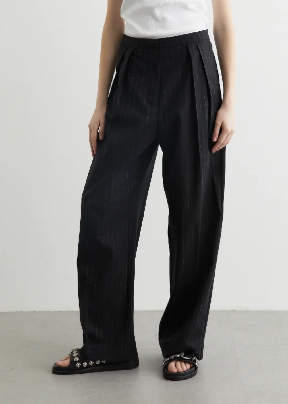 Tailored Pinstripe Pants