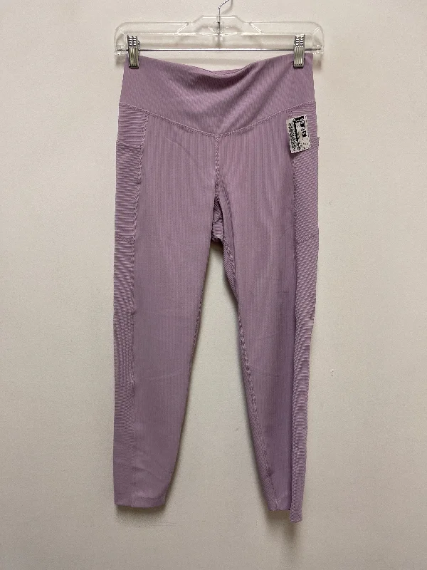 Athletic Leggings By Old Navy In Purple, Size: M