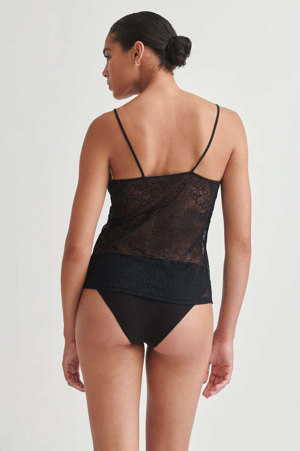 LINDSAY Lace Cami in Black