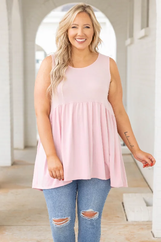 Summer Soiree Tank, Dusty Pink