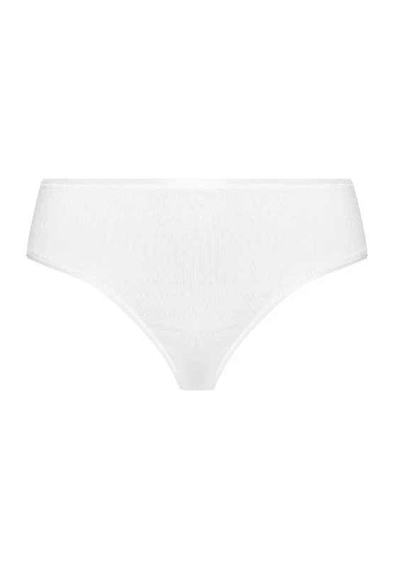 Cotton Seamless Full High Cut Brief | White 71626-101