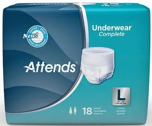 Attends Underwear Super Plus Absorbency with Leakage Barriers  14/Bag