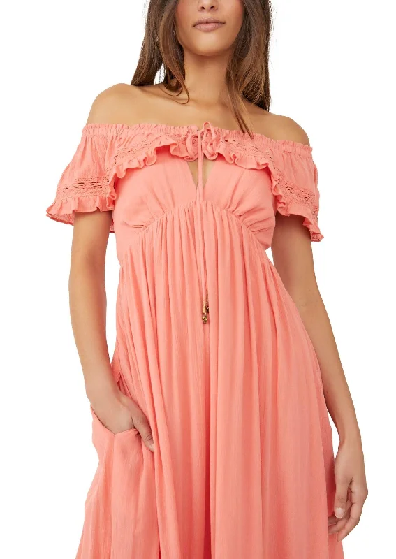 Moonlight Ocean Maxi in Burnt Coral