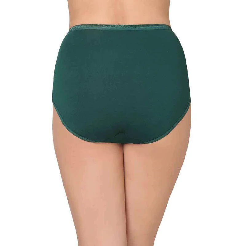 Cotton High Waist Full Coverage Everyday Wear Pack of 3  Full Brief Maxi Panty