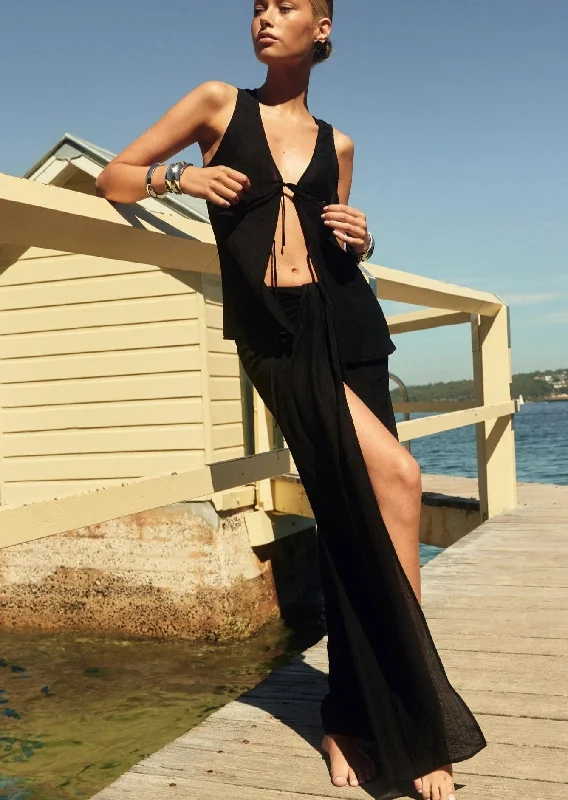 Maxi Skirt Bijou in Black