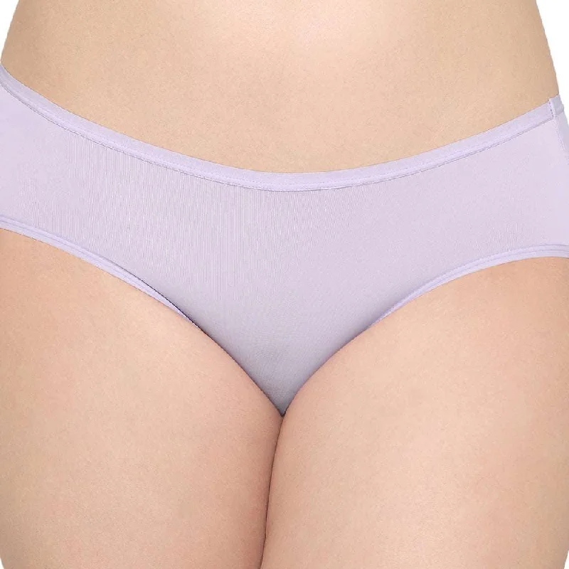 Nylon Mid Waist Medium Coverage Everyday Wear Pack of 3 Hipster Panty