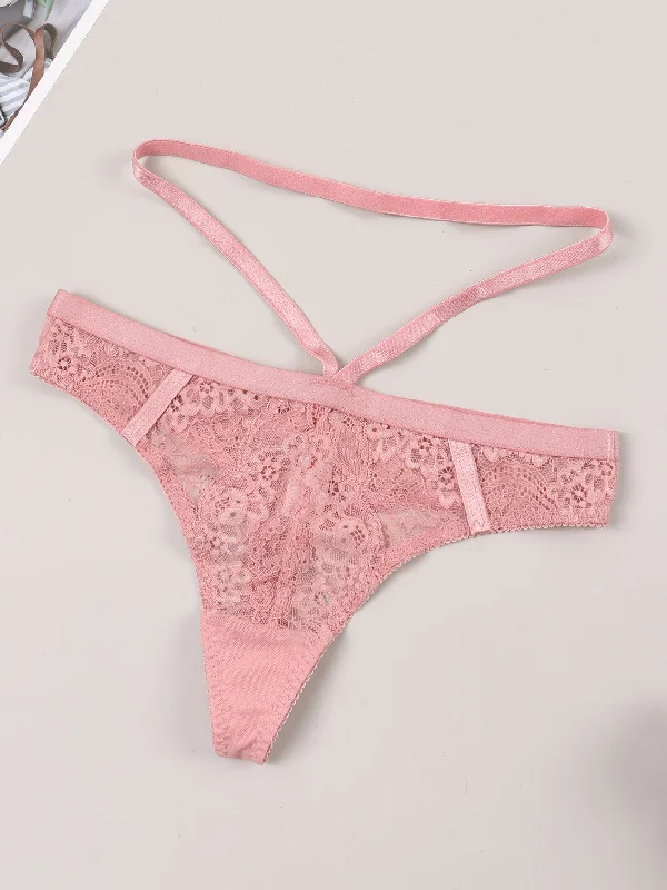 Sexy Lace Mesh Underwear Thin Strap Strap Women T Back Lace Pure Want Low Waist T Shaped Panties