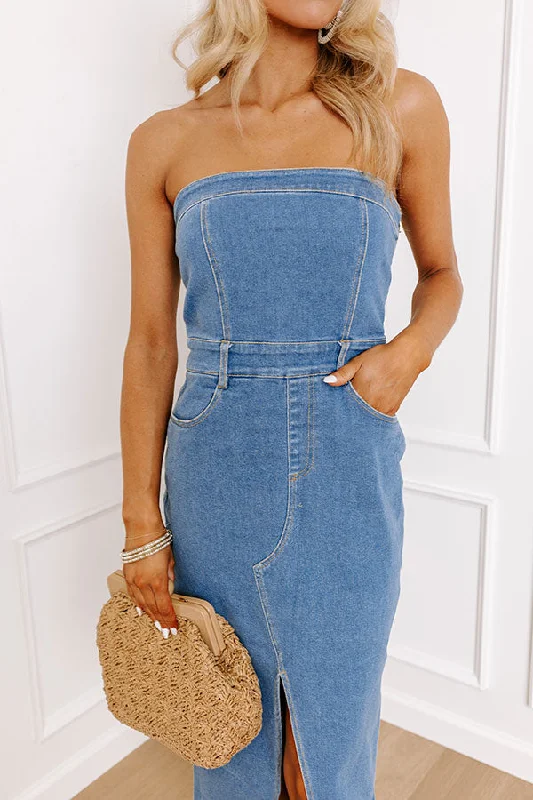 The Donatella Denim Midi